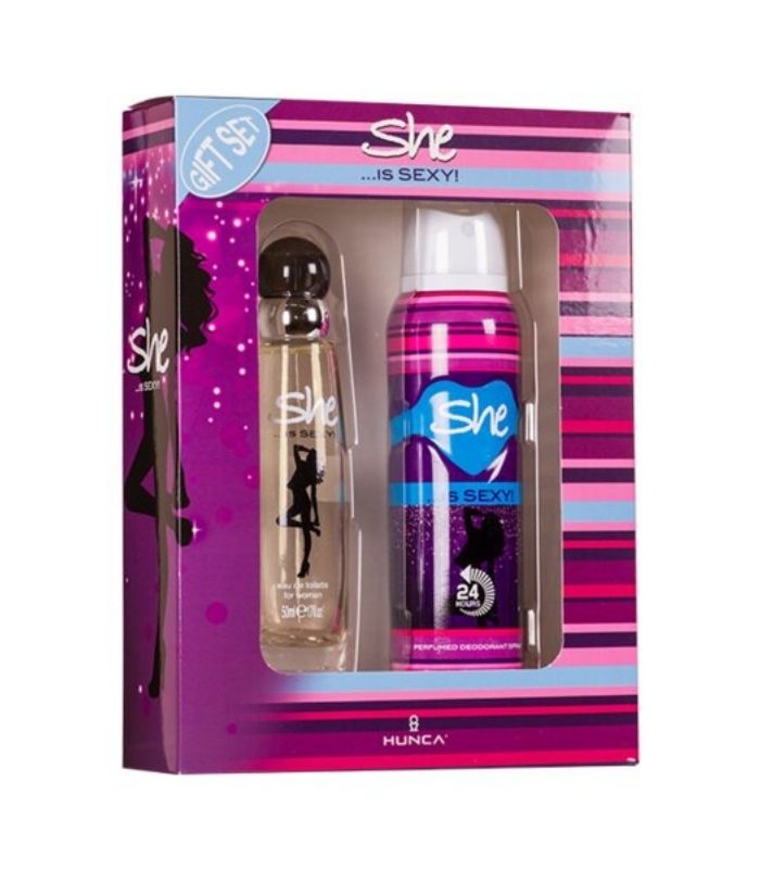 SHE Love Kadın Parfüm Seti EDT+Deodorant | Madame Cleopatra Beauty